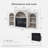 Michihiro Electric Fireplace TV Stand with Mantel-2050478331