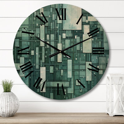 Horloge murale en bois massif Stephengould