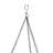 Anterion Silver Metal Hanging Dome Indoor Outdoor Wall Planter with Chain, Set of 2-30690270