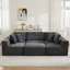 Ensemble de canapé modulaire rembourré en velours 6 pièces Brigitte-1418628091