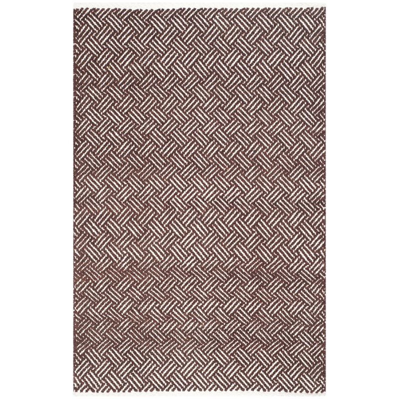 Tapis en coton tissé à plat Bryent, Rectangle 2 pi 6 po x 4 pi