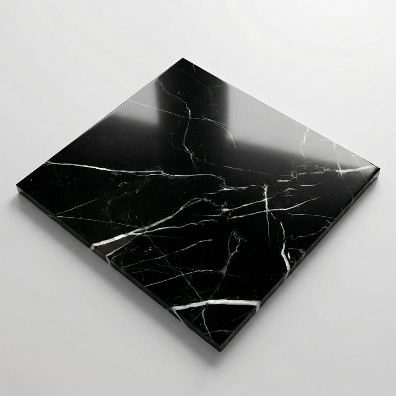 Nero Marquina Honed 12x12 Marble Tile