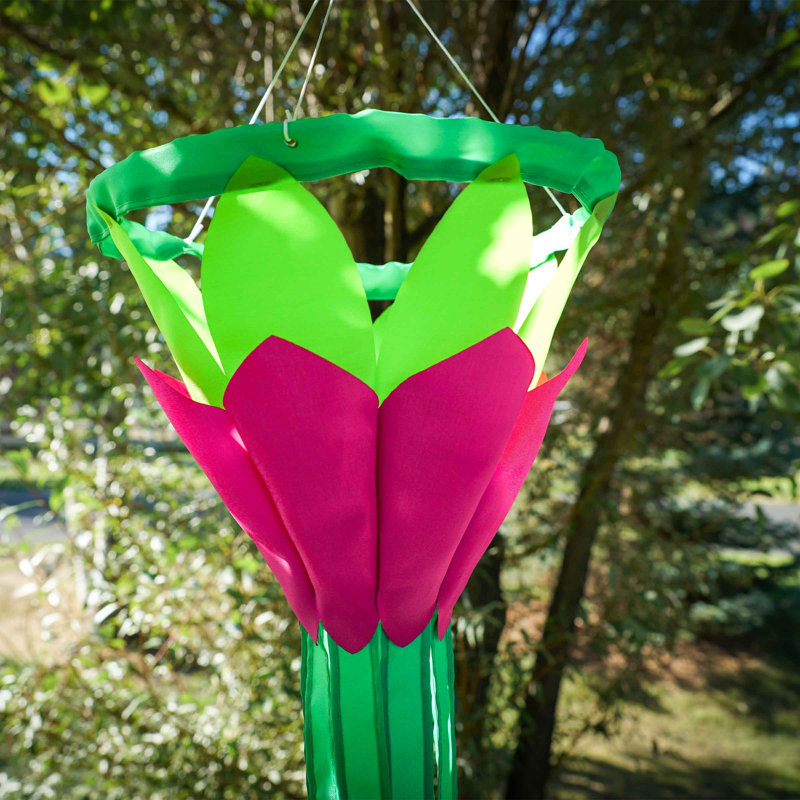Manche à fleurs 39 po, Vert vif