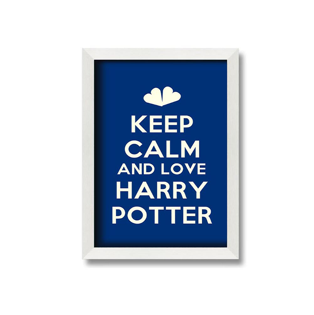 Iselin Keep Calm Potter Gerahmter Druck Wandkunst