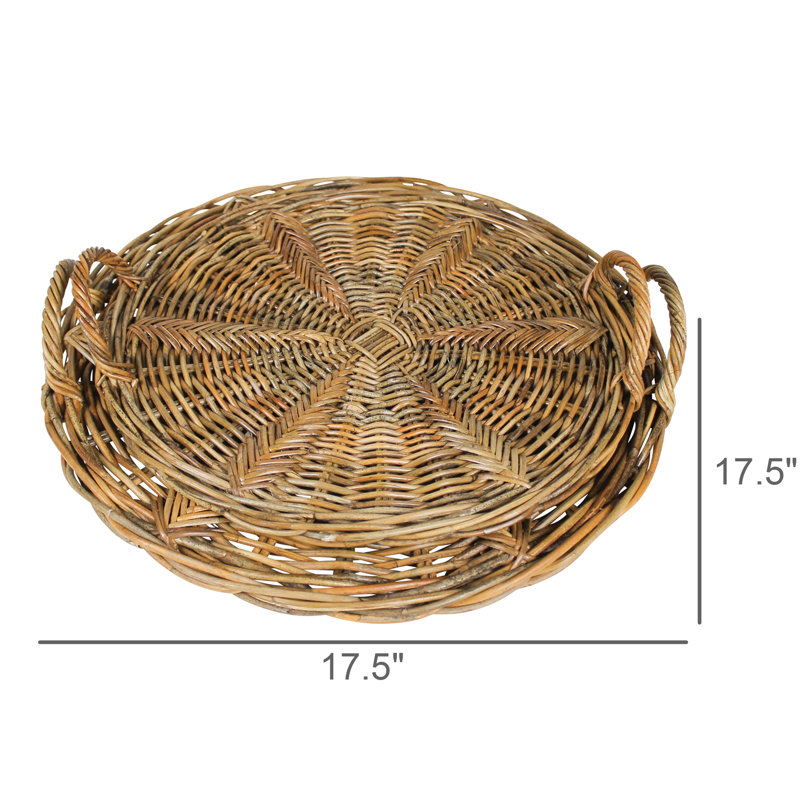 Alurta Wood Tray - Set of 2