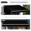Auvent de terrasse 8 pi x 7 pi - Protection solaire manuelle rétractable noire. S'ajuste pour réduire l'exposition et la chaleur, s'adapte à diverses surfaces, acier aluminium robuste avec revêtement réduit