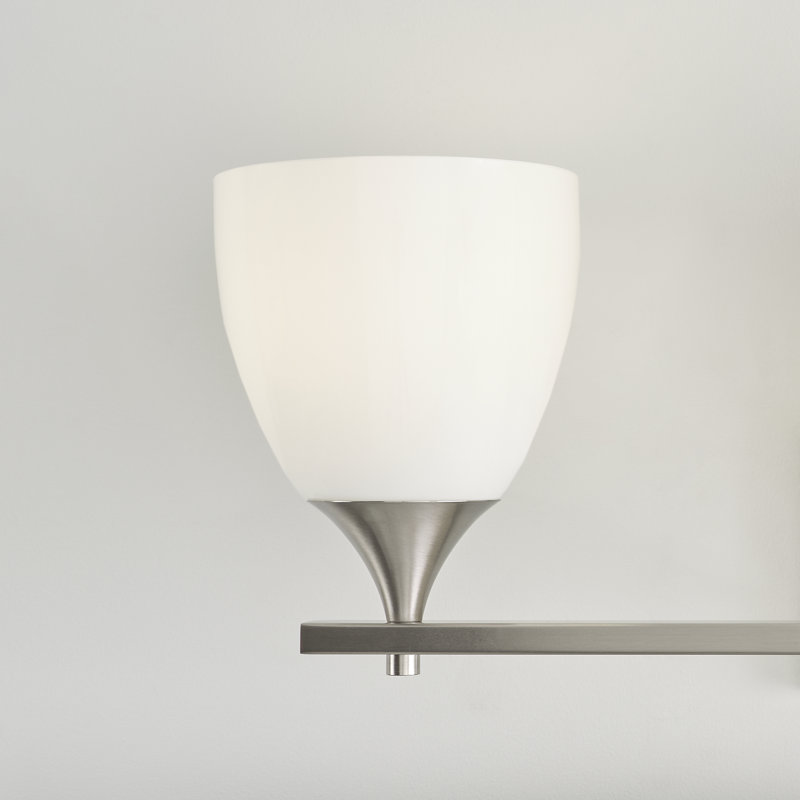 Éclairage pour meuble-lavabo Toffino, Acier brossé, 3