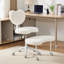 Fauteuil de méditation moderne plus avec pattes croisées, roues et tabouret réglable-483927901-483927904
