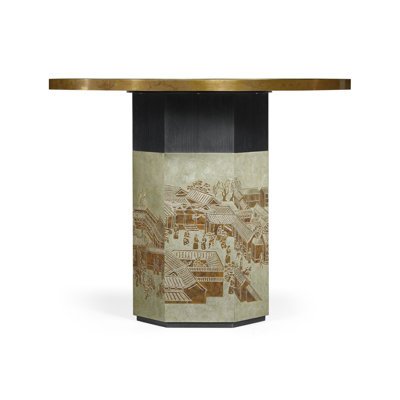 Fusion Round Solid Wood Dining Table