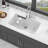 Quartz Kitchen Sink - 33" X 19" X 9.65" White Granite Composite Workstation Undermount Kitchen Sink-123477613
