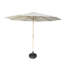 Parasol de patio pour l'extérieur, parasol de marché robuste avec 8 nervures en acier robustes, auvent résistant aux rayons UV et imperméable pour le jardin, la piscine, la table - beige sans base