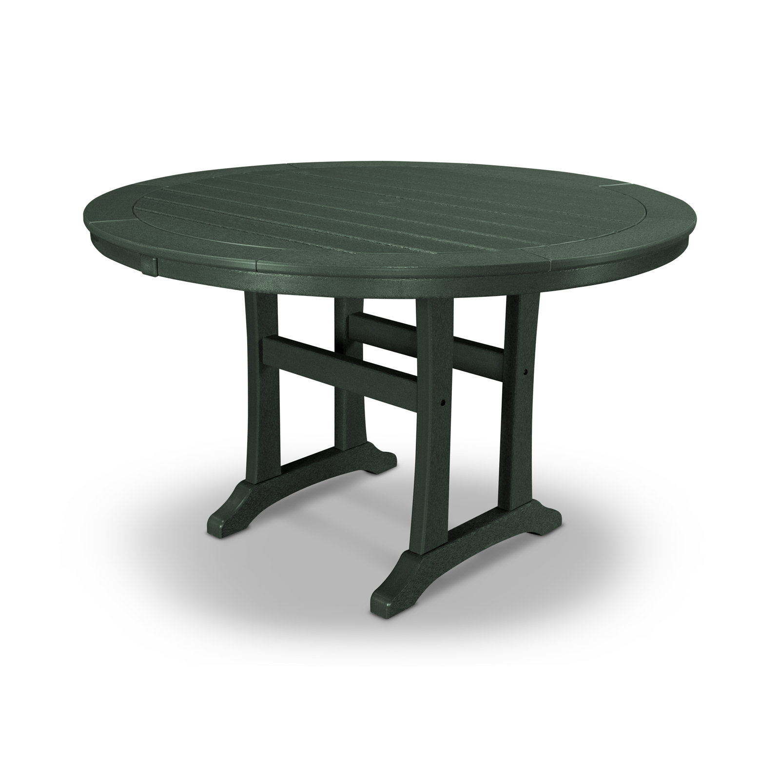 POLYWOOD® Nautical 48" Patio Dining Table, Green