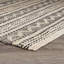 Tapis noir / beige en jute / coton tressé à la main Wentworth-10784890
