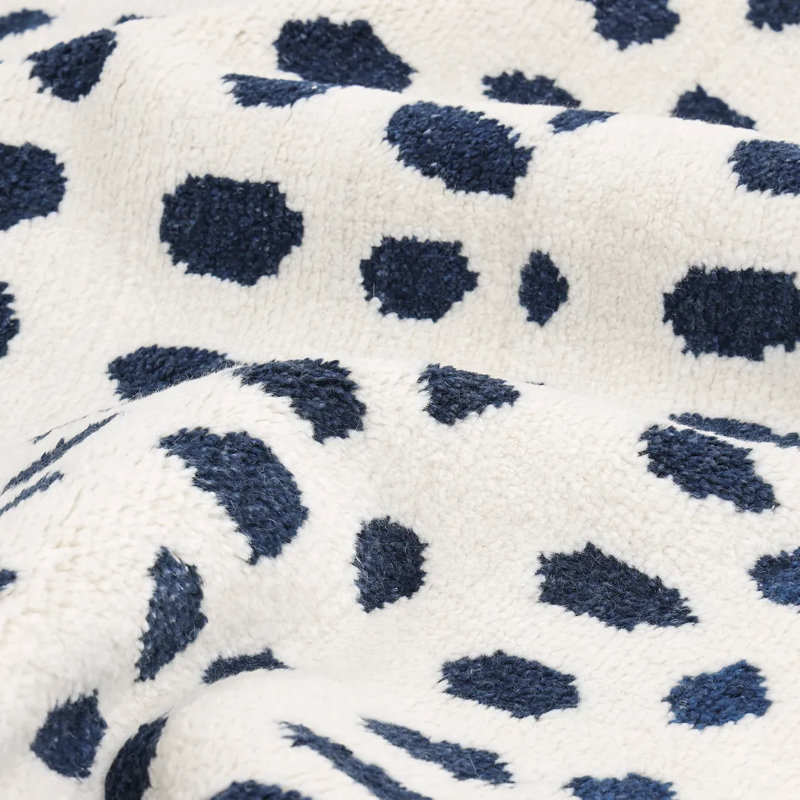Polka Dots Indoor Rug, Rectangle 8' x 10'