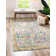 Ector Washable Abstract Indoor Rug
