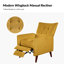 Fauteuil inclinable Amaurie Tacho avec dossier capitonné-1226636065