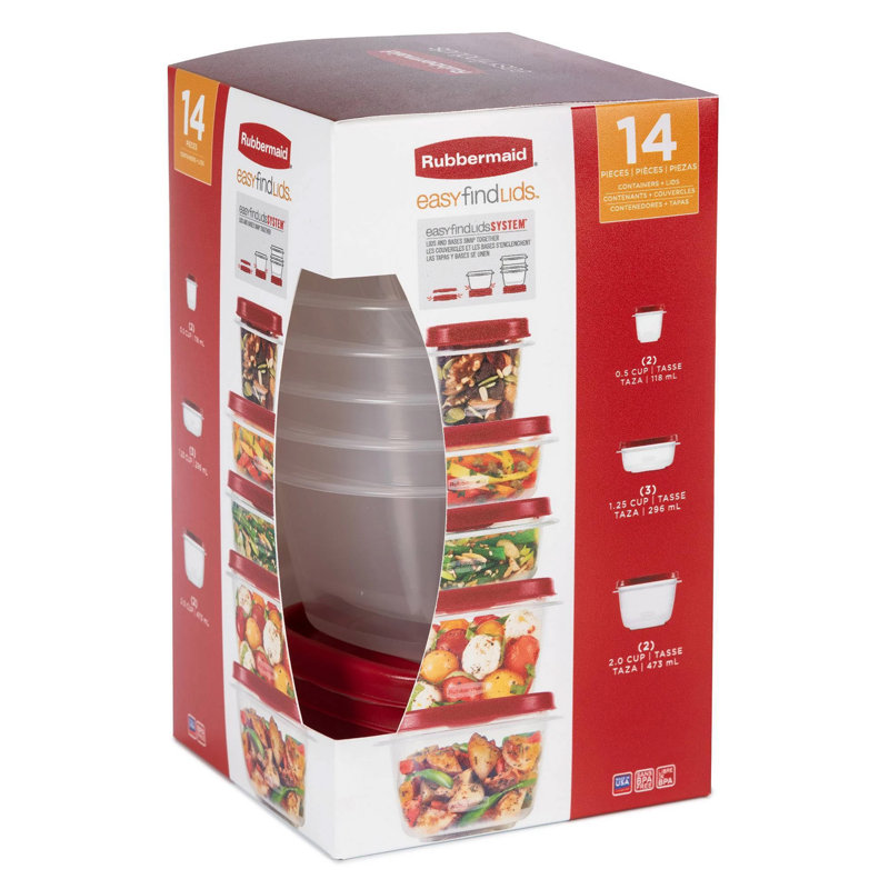 Easy Find Linds, contenants pour aliments