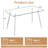 Annesley Glass Top Metal Base Dining Table-886875159