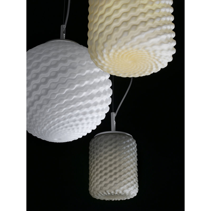 Domino 3 - Light White Cluster Pendant