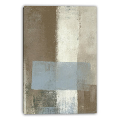 «Taupe Horizon», art mural sur toile tendue