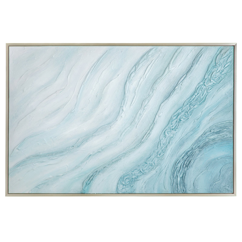 Tidal Drift Framed Canvas