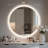 Epperly LED Round Bathroom Mirror with Bluetooth Dimmable Brightness Anti-fog Function-1777631663