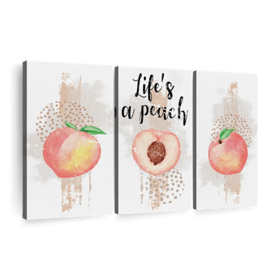 «Life's A Peach», reproduction sur toile