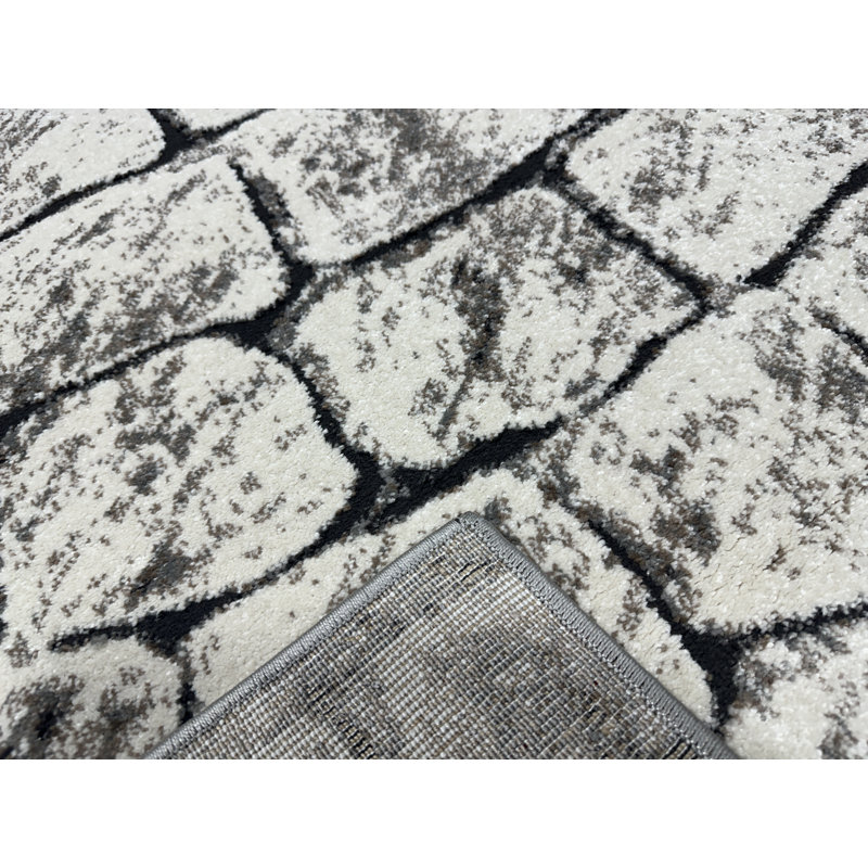 Tapis moderne moderne pour tapis de salon, Rectangle 5 pi 3 po x 7 pi 7 po