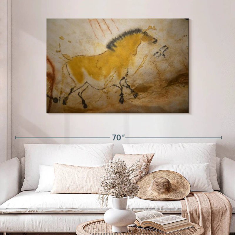Keiri Cave Of Horses, 32" H x 48" W