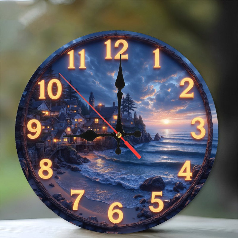 Horloge murale Ocean Sunset
