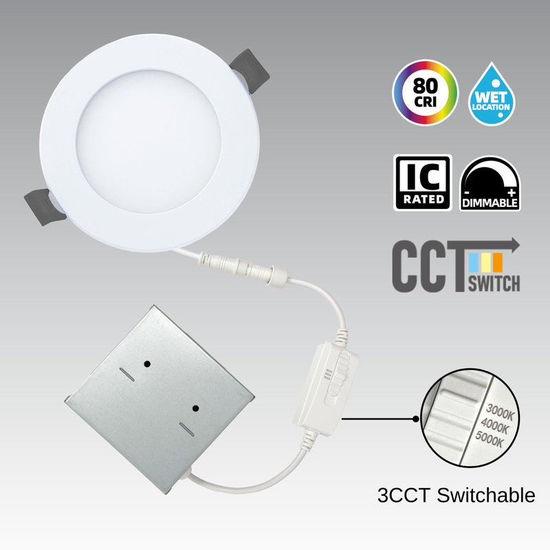 Ensemble d'éclairage encastré 4,75 "Ultra Slim