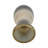  Sculptural Urn Glass Vase with Rim for Home Decor - Decorative Tall Flower Vase Accent for Shelf, or Living Room Table Styling - Brown & Ivory-737622002
