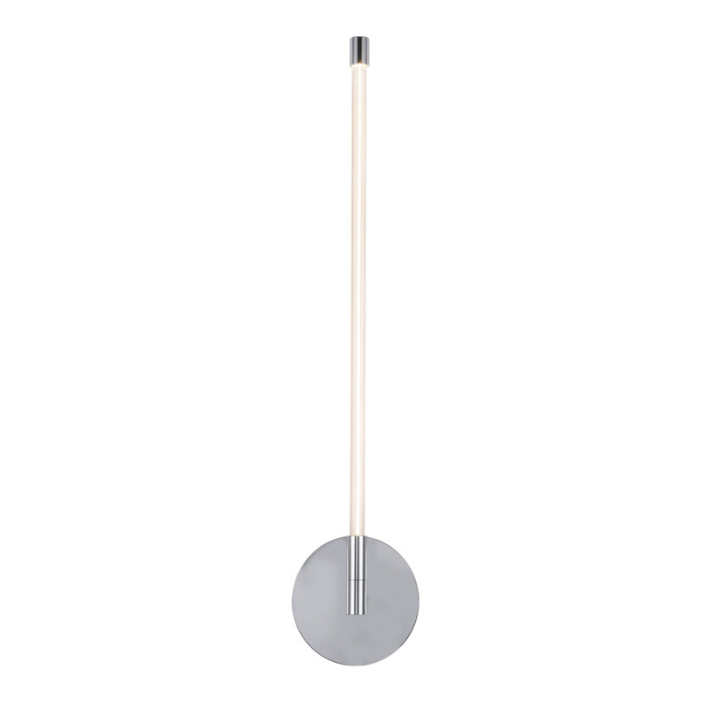 Motif 1 - Light LED Bath Sconce, Chrome, 22.5" H x 4.63" W x 1.75" D