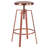 Lukachukai Swivel Adjustable Height Counter Extra Tall Stool with Metal Frame-1680059111