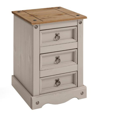 Palmea 45cm W Solid Wood Bedside Table