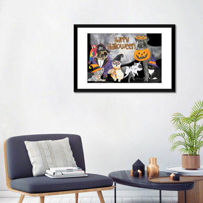 « fright night friends i », reproduction d’art sur toile tendue Tara Reed
