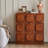 34.5" Mid-Century Modern Side Cabinet, Minimalist Walnut Side Cabinet, Solid Wood Veneer, Fully Assembled