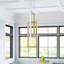 Luminaire suspendu rectangulaire à 2 lumières Marazi-729786470