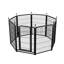 Parc pour chien 8 panneaux, enclos pour chiots pliables, utilisation intérieure à l'extérieur, rouille, enclos en fer pour l'extérieur, antirouille et stable, fer à repasser, zone joyeuse-1212263949-1212263947