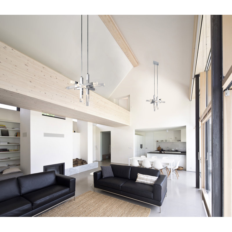 Martelo LED Pendant, 23.5" H x 30" W x 30" D