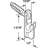 Wire Shelf Back Wall Clip with Anchor