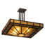 4 - Light Semi Flush Mount