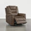 Fauteuil inclinable électrique surdimensionné de 40 po avec trois moteurs, zéro gravité et lombaire électrique-189165073