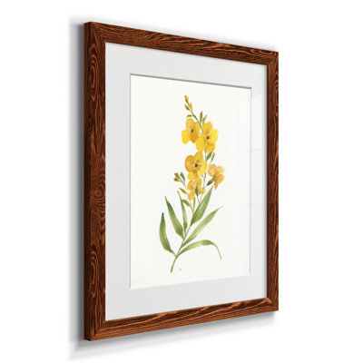 " Ochre Botanical II " Painting Print