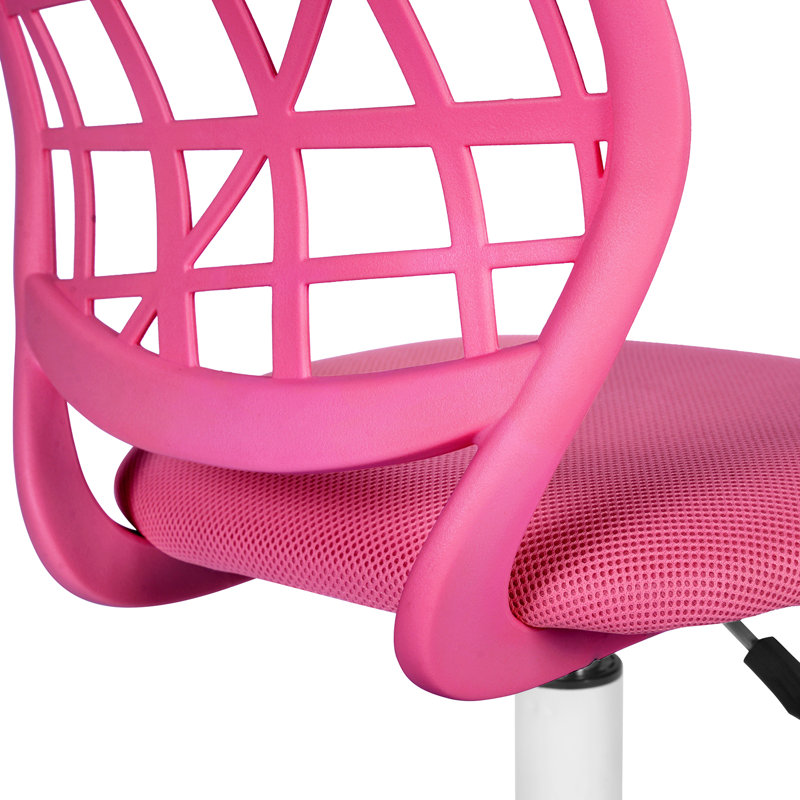 Abordale Mesh Office Chair, Pink, Mesh