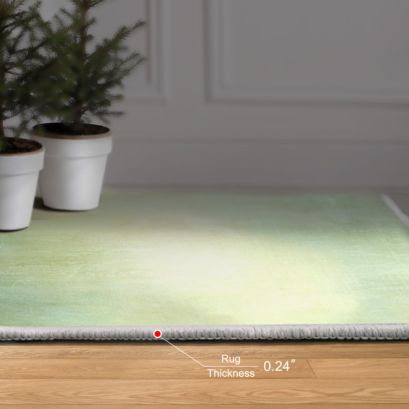 Tapis rectangulaire Dree avec envers antidérapant