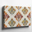 Toile d'un motif de textile sans couture avec des motifs traditionnels complexes rappelant l'art mural indien-1714517741