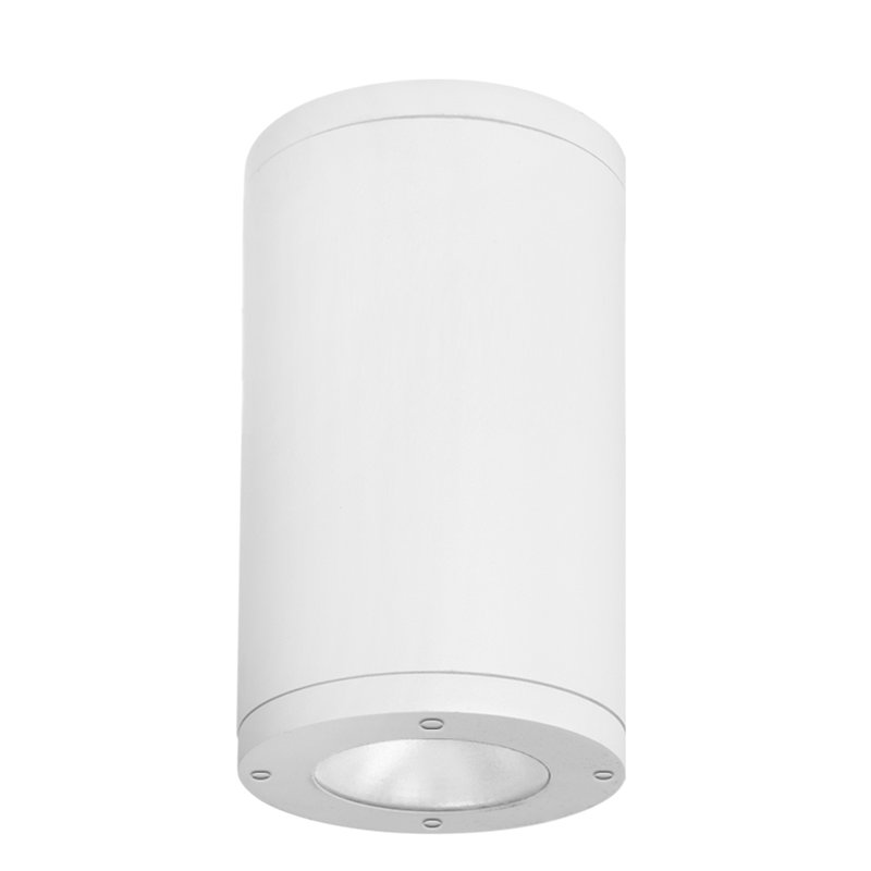 Plafonnier encastré 1 lumière del architectural Tube, Trace, Blanc