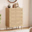 Commode 5 tiroirs Rattan
