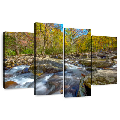 Ruisseau de forêt Alvord Smoky Mountains